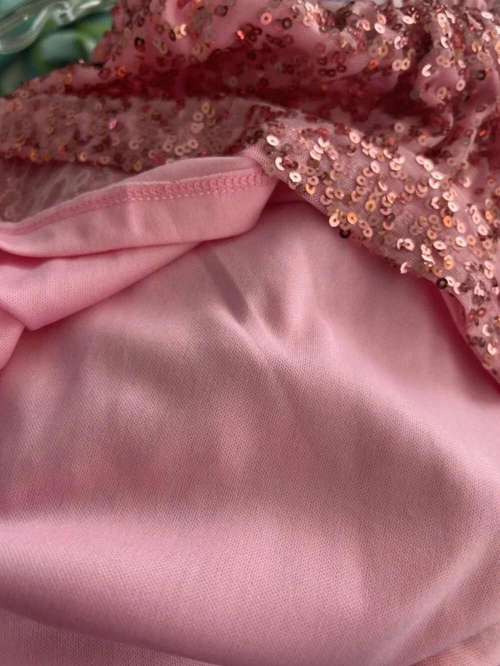 Pink Sequins Dress - Size 7 Girls - Brand New with Tags - Picture 10 of 11